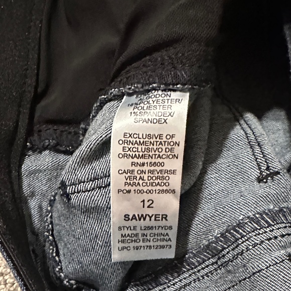 Wit and Wisdom Sawyer straight leg size 12 - Picture 5 of 5